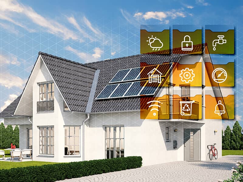 Haus mit Garten und installiertem Smart Home in Hagen
