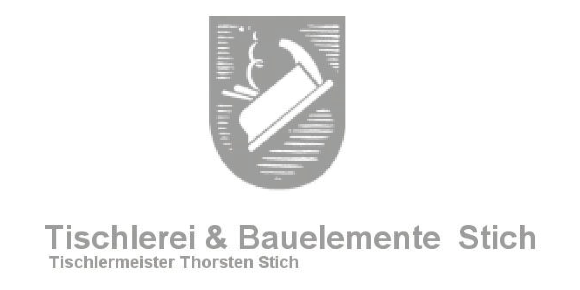 Logo der Stich GmbH in Hagen, spezialisiert auf Tischlerei, Bauelemente und Bestattungen