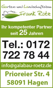 Frank Rötz Garten- und Landschaftsbau Banner